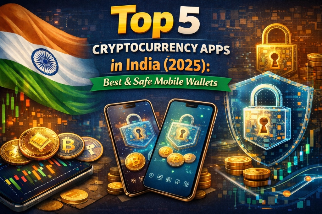 Top 5 Cryptocurrency Apps in India (2025): Best & Safe Mobile Wallets